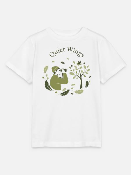 Quiet Wings - Stanley/Stella Kinder T-Shirt MINI CREATOR  - Weiß