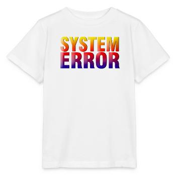 System Error Gradient - Stanley/Stella Kinder T-Shirt MINI CREATOR  - Weiß - Vorne - Maike (125cm)