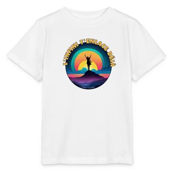 Unendlichkeit umarmt dich bereits - Stanley/Stella Kinder T-Shirt MINI CREATOR  - Weiß - Vorne - Maike (125cm)