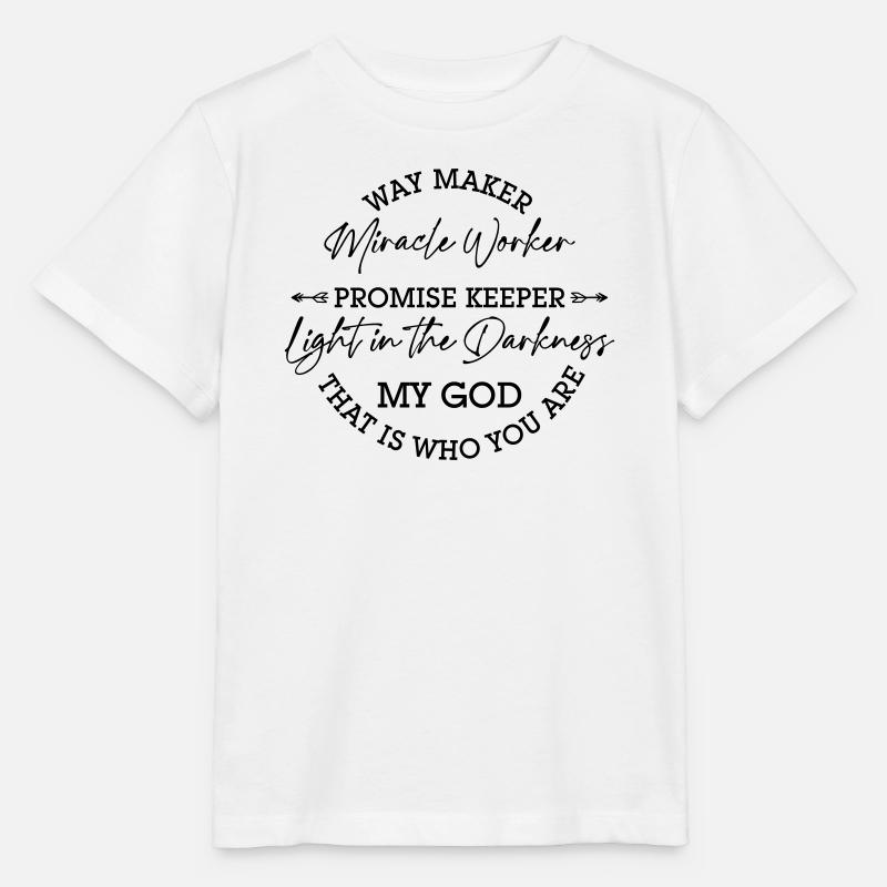 faiseur de chemins - T-shirt bio MINI CREATOR Stanley/Stella Enfant - blanc