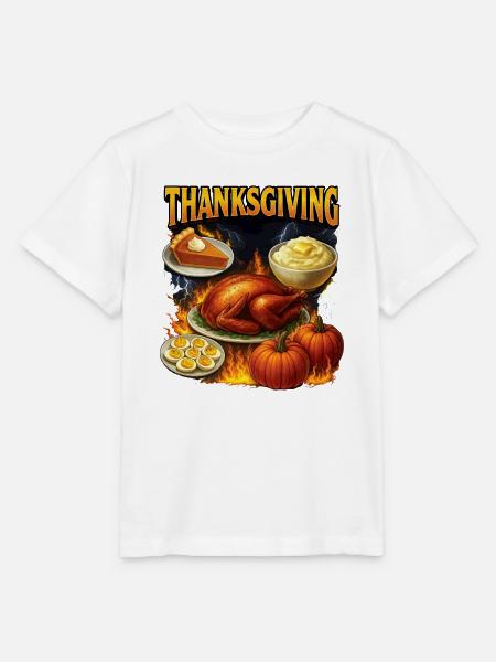 Thanksgiving - Stanley/Stella Kinder T-Shirt MINI CREATOR - Weiß