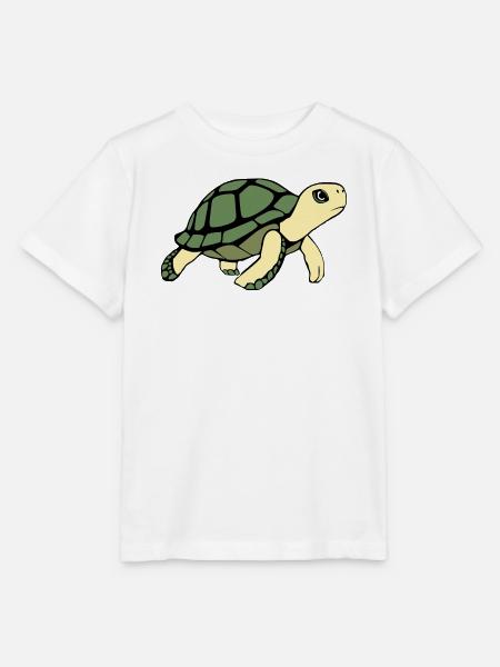 Schildkröten Schildkröten - Stanley/Stella Kinder T-Shirt MINI CREATOR - Weiß