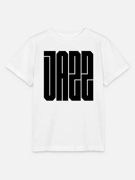 Jazz-Bold-Typografie-Logo - Stanley/Stella Kinder T-Shirt MINI CREATOR - Weiß