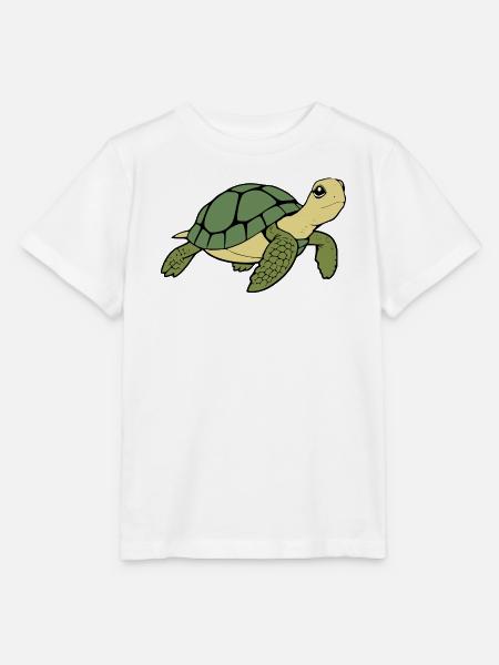 Schildkröten Schildkröten - Stanley/Stella Kinder T-Shirt MINI CREATOR - Weiß
