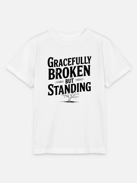 Anmutig zerbrochen, aber stehend - Stanley/Stella Kinder T-Shirt MINI CREATOR  - Weiß