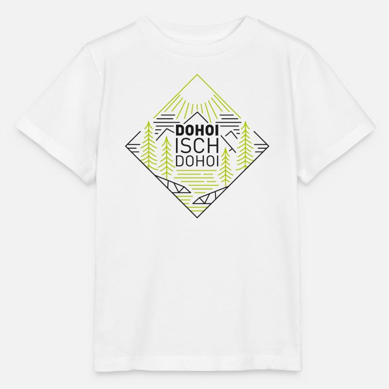 Dohoi isch dohoi - Stanley/Stella MINI CREATOR Kids’ T-Shirt - white