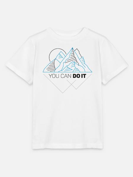 You Can Do It - Stanley/Stella Kinder T-Shirt MINI CREATOR  - Weiß