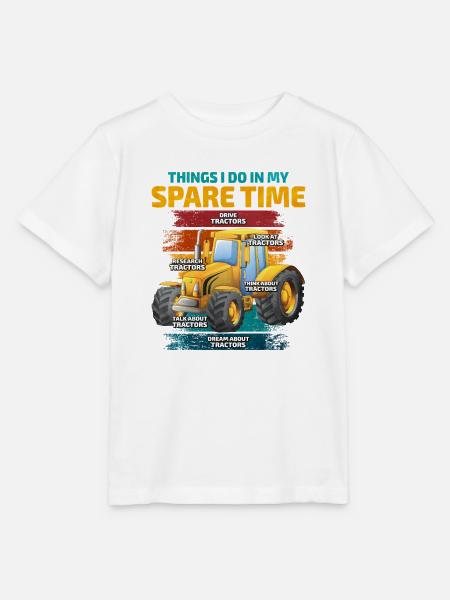 Traktor - Stanley/Stella Kinder T-Shirt MINI CREATOR - Weiß