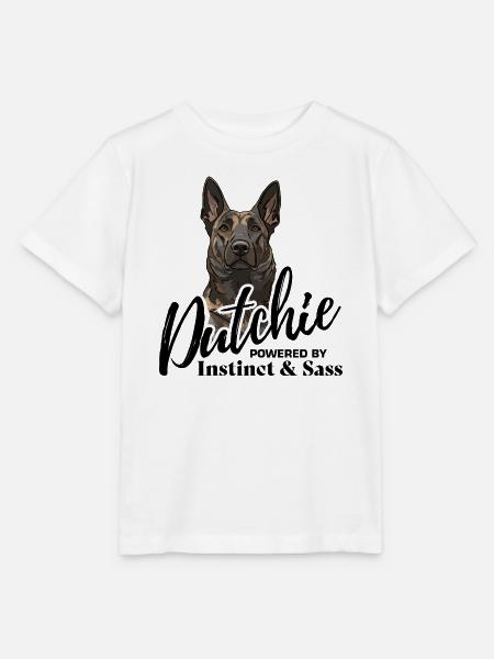 Dutch Shepherd – Dutchie - Stanley/Stella Kinder T-Shirt MINI CREATOR - Weiß