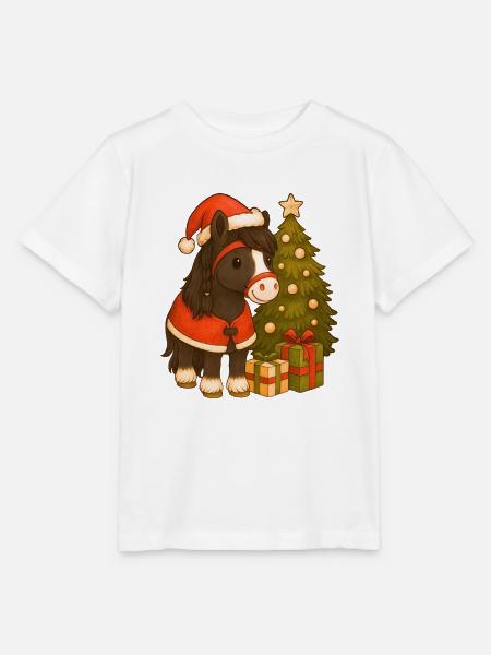 pony_weihnachten - Stanley/Stella Kinder T-Shirt MINI CREATOR - Weiß