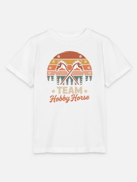 Hobby Horsing - Stanley/Stella Kinder T-Shirt MINI CREATOR  - Weiß