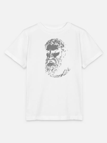 Epiktetus Reichtumszitat-Tee - Stanley/Stella Kinder T-Shirt MINI CREATOR - Weiß