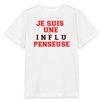 I'm an influencer - Stanley/Stella MINI CREATOR Kids’ T-Shirt - white - Front - Maike (125cm)