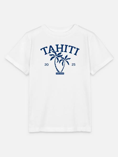 Tahiti - Palme - Palmen - French Polynesia Strand - Stanley/Stella Kinder T-Shirt MINI CREATOR - Weiß