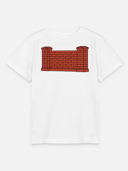 Ziegelwand Urban Stil - Stanley/Stella Kinder T-Shirt MINI CREATOR - Weiß