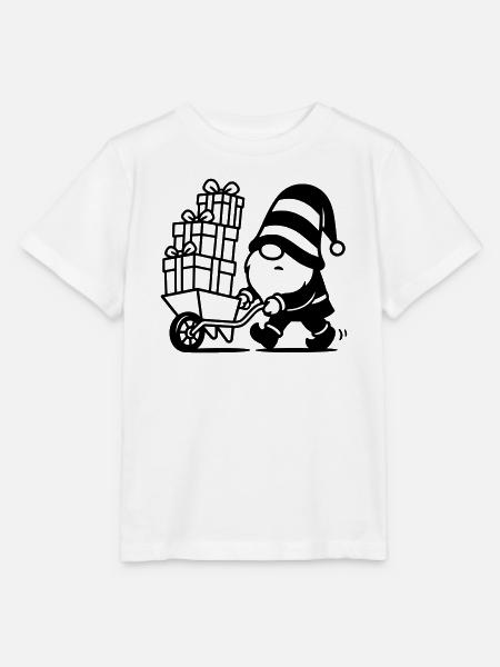 wicht schubkarre - Stanley/Stella Kinder T-Shirt MINI CREATOR  - Weiß