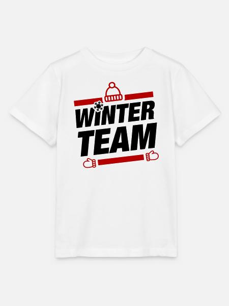 Winter Team Winterlich - Stanley/Stella Kinder T-Shirt MINI CREATOR - Weiß