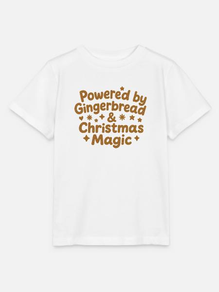 Gingerbread Christmas Magic - Stanley/Stella Kinder T-Shirt MINI CREATOR  - Weiß
