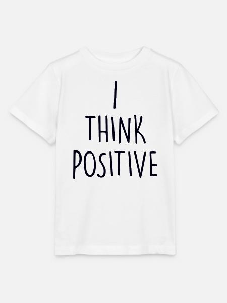 I think poitive - Stanley/Stella Kinder T-Shirt MINI CREATOR - Weiß