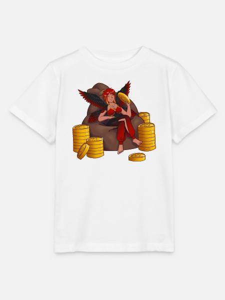 Schatzwächterin mit Flügeln - Stanley/Stella Kinder T-Shirt MINI CREATOR - Weiß