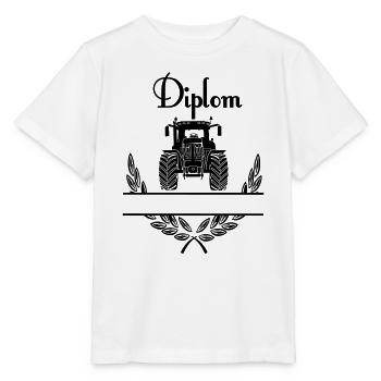 Diplom Tractor – Namensraum - Stanley/Stella Kinder T-Shirt MINI CREATOR  - Weiß - Vorne - Maike (125cm)