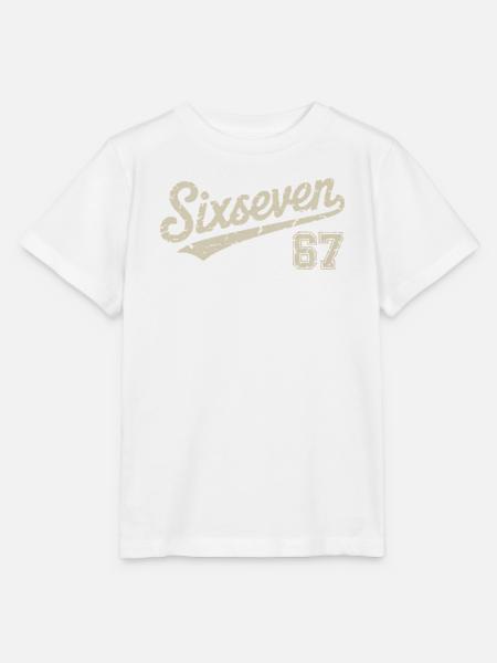 67 - Funny Six Seven T-Shirt - Stanley/Stella Kinder T-Shirt MINI CREATOR - Weiß