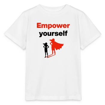 Empower yourself, women power, female power - Stanley/Stella MINI CREATOR Kids’ T-Shirt - white - Front - Maike (125cm)