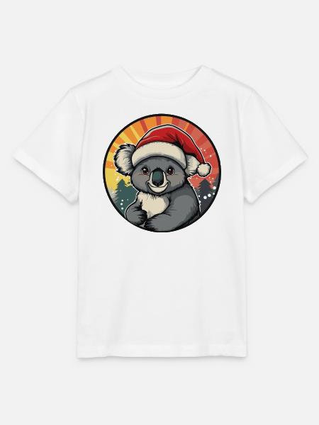 Koala Weihnachtssammler - Stanley/Stella Kinder T-Shirt MINI CREATOR - Weiß