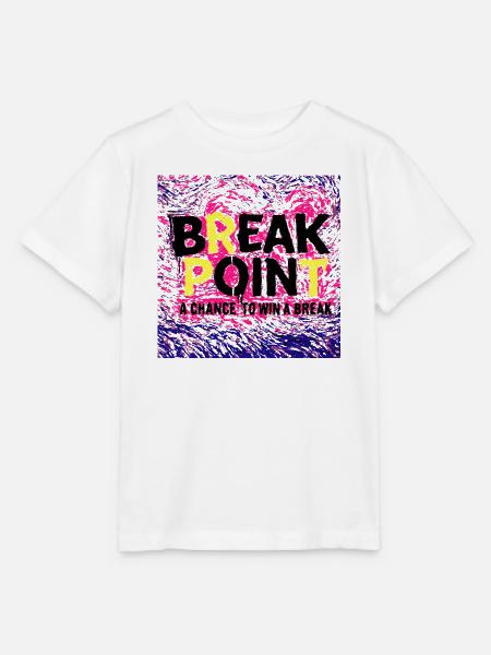 Tennis Break Point Gewinner Design - Stanley/Stella Kinder T-Shirt MINI CREATOR - Weiß