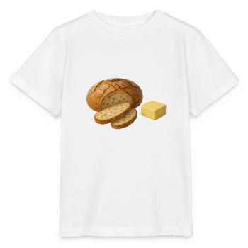 Pain et beurre - T-shirt bio MINI CREATOR Stanley/Stella Enfant - blanc - Devant - Maike (125cm)