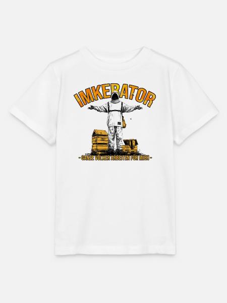 Imkerator Ganze Völker arbeiten für mich - Stanley/Stella Kinder T-Shirt MINI CREATOR  - Weiß