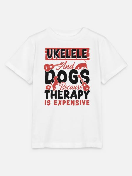 Hawaiian Ukulele Uke Dog Ukulele - Stanley/Stella Kinder T-Shirt MINI CREATOR - Weiß