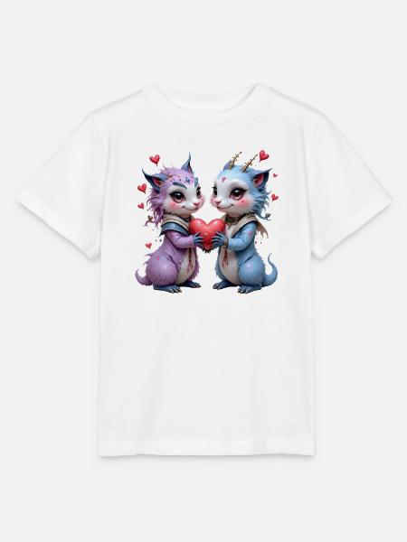 Love Bunny Cake Zwillinge - Stanley/Stella Kinder T-Shirt MINI CREATOR - Weiß