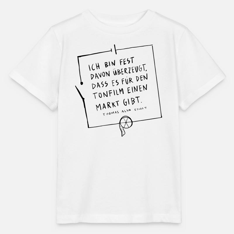 Thomas Edison Schaltkreis - Stanley/Stella Kinder T-Shirt MINI CREATOR  - Weiß