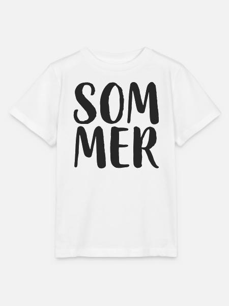 Sommer Handlettering Stil - Stanley/Stella Kinder T-Shirt MINI CREATOR  - Weiß
