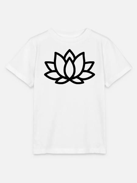 Lotusblüte - Stanley/Stella Kinder T-Shirt MINI CREATOR - Weiß