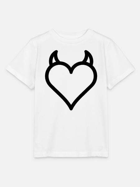 Dämonenherz - Stanley/Stella Kinder T-Shirt MINI CREATOR  - Weiß