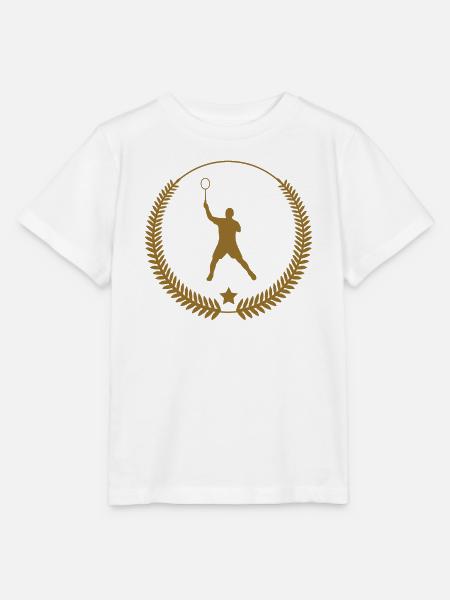 Badminton – Sport – Schläger - Stanley/Stella Kinder T-Shirt MINI CREATOR  - Weiß