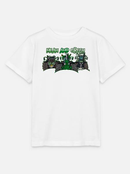 MeanAndGreenDifferentTractors - Stanley/Stella Kinder T-Shirt MINI CREATOR  - Weiß