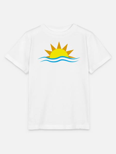 Sonnenuntergang - Stanley/Stella Kinder T-Shirt MINI CREATOR - Weiß