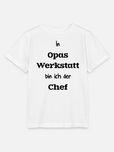 In Opas Werkstatt - Stanley/Stella Kinder T-Shirt MINI CREATOR - Weiß