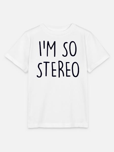 Stereo - Stanley/Stella Kinder T-Shirt MINI CREATOR - Weiß