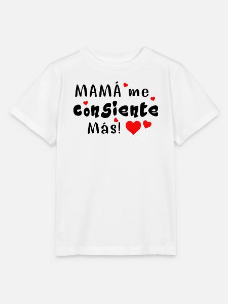 Mama verwöhnt mich noch mehr - Stanley/Stella Kinder T-Shirt MINI CREATOR - Weiß