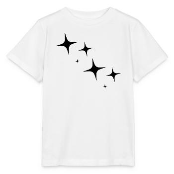 Funkeln - Sterne - Zeichen - Stanley/Stella Kinder T-Shirt MINI CREATOR  - Weiß - Vorne - Maike (125cm)