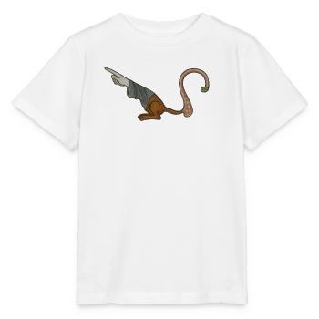 Mittelalterlicher Zeigefinger – MARGINALIA - Stanley/Stella Kinder T-Shirt MINI CREATOR  - Weiß - Vorne - Maike (125cm)