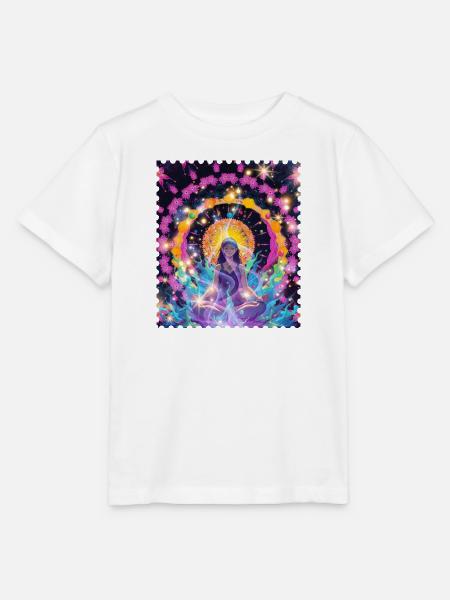 Mandala Meditation Aura - Stanley/Stella Kinder T-Shirt MINI CREATOR - Weiß