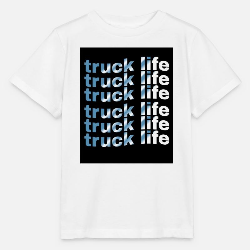 Lkw-Lebensdauer-Rastergradient - Stanley/Stella Kinder T-Shirt MINI CREATOR  - Weiß