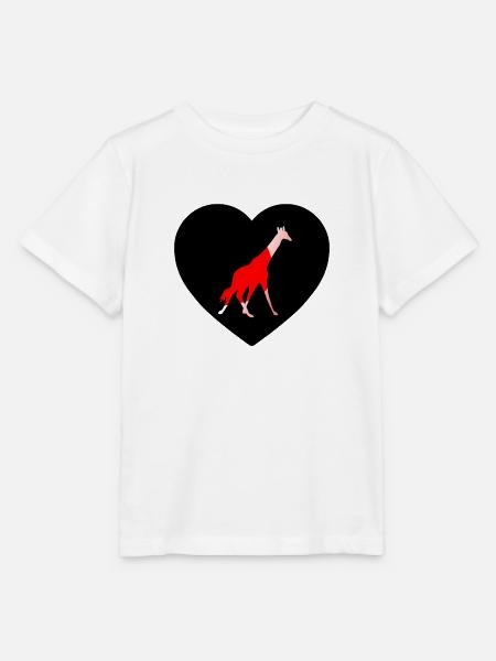 Giraffe - Stanley/Stella Kinder T-Shirt MINI CREATOR - Weiß