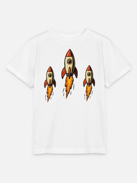 Drei Raketen - Stanley/Stella Kinder T-Shirt MINI CREATOR - Weiß