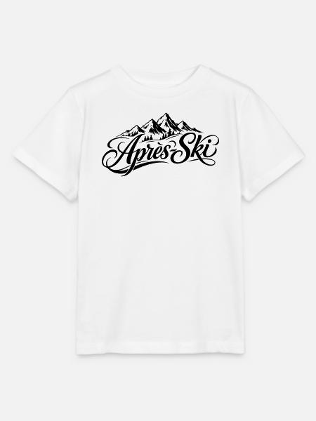 Apres Ski Schriftzug - Stanley/Stella Kinder T-Shirt MINI CREATOR  - Weiß